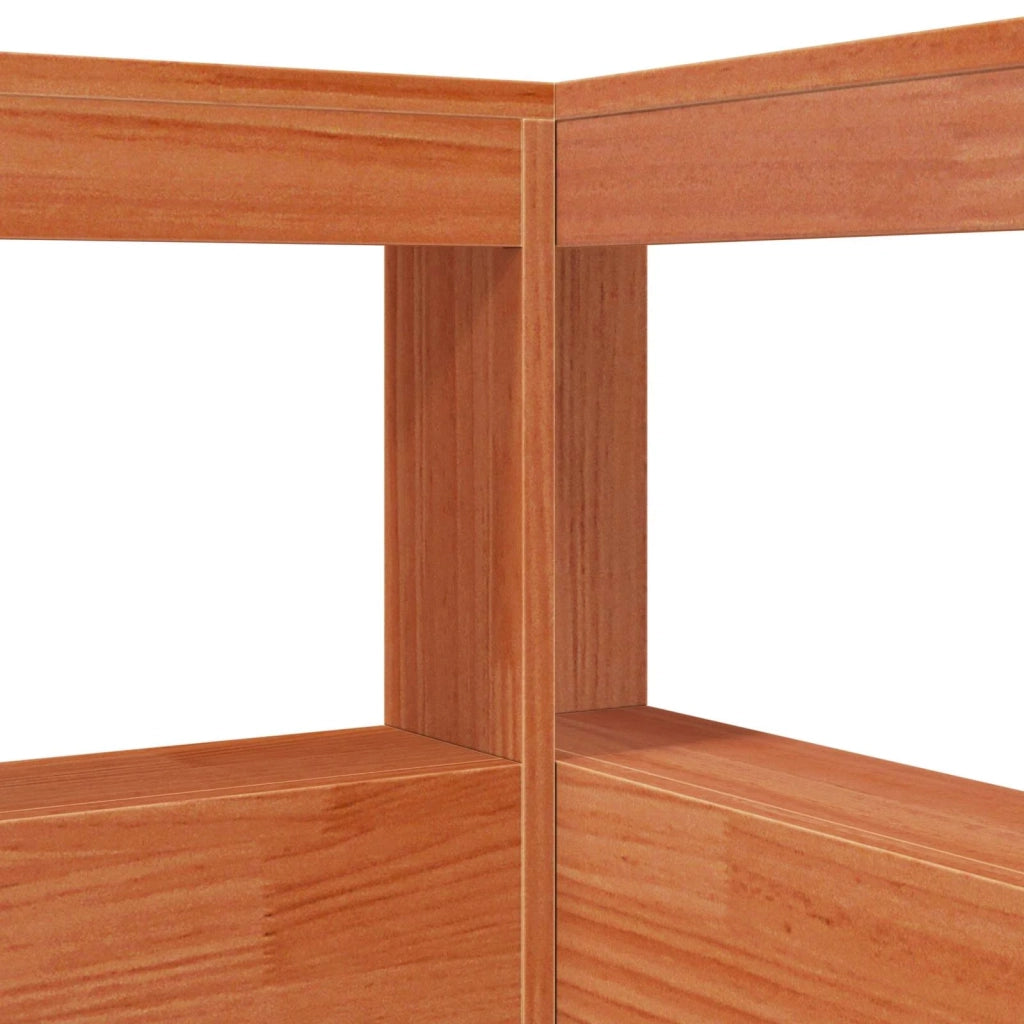 Letto Libreria con testiera Legno di Pino Massello 3423795