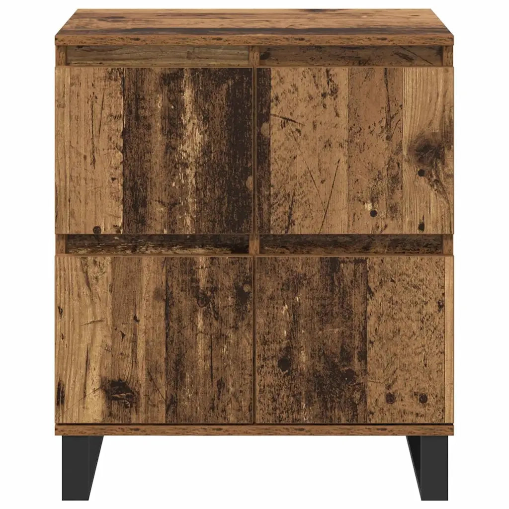 Credenza 2 pcs Legno vecchio 60 x 35 x 70 cm