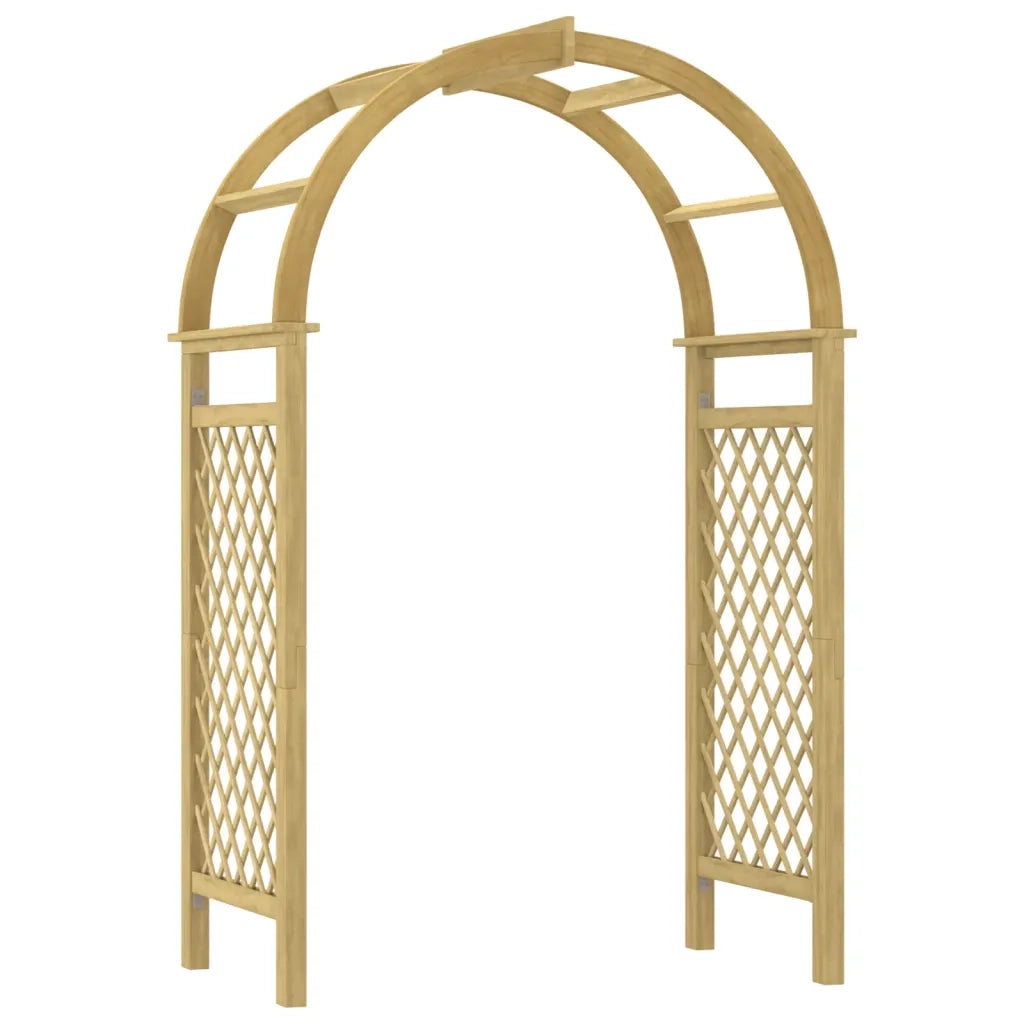Arco con Traliccio 141x97x243 cm in Legno di Pino Impregnato cod mxl 69034