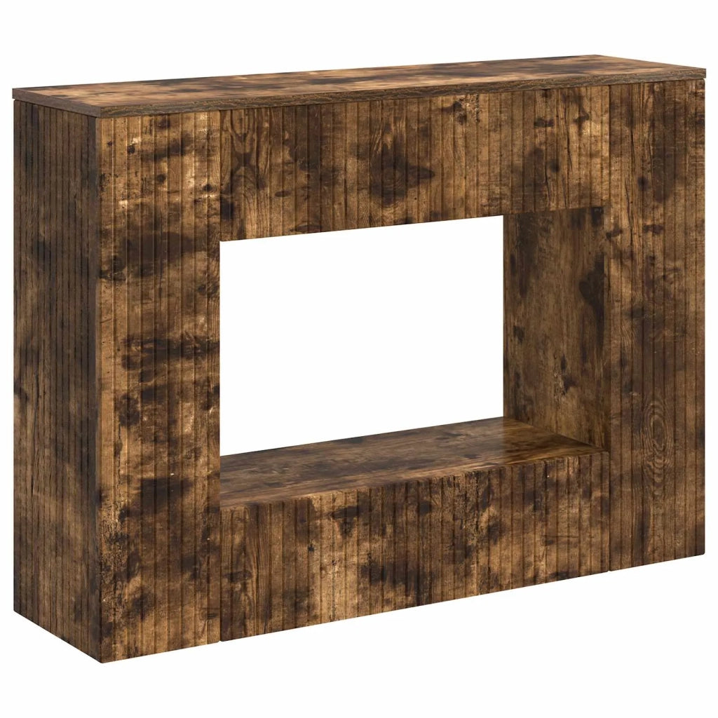 Tavolo consolle Rigato Quercia Affumicata 101 x 29 x 74 cm