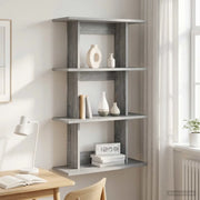Scaffale da parete A parete Sonoma grigio 56 x 20 x 90 cm 8012073