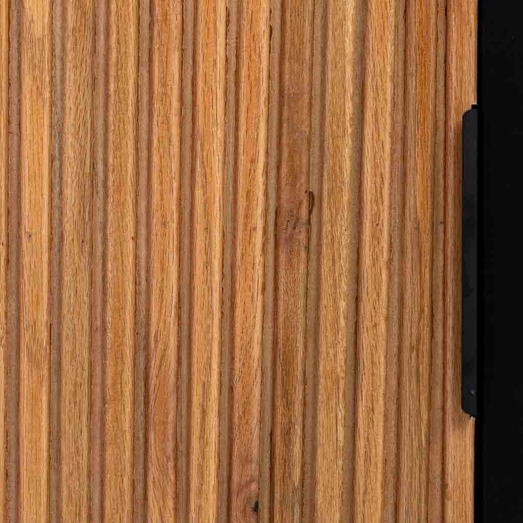 Comodino 1 anta in legno e metallo 40x35x61h cm