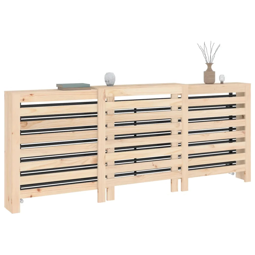 Copertura Termosifone 210x21x85 cm in Legno Massello di Pino 822611