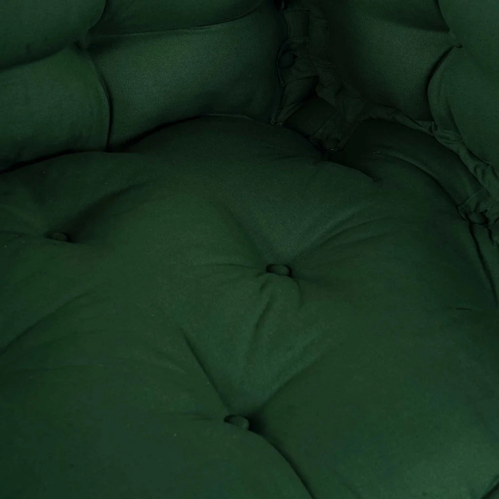 Cuscino per Divano Pallet 3 pz | Cuscini per sedie Verde 120 x 80 x 38 cm Tessuto