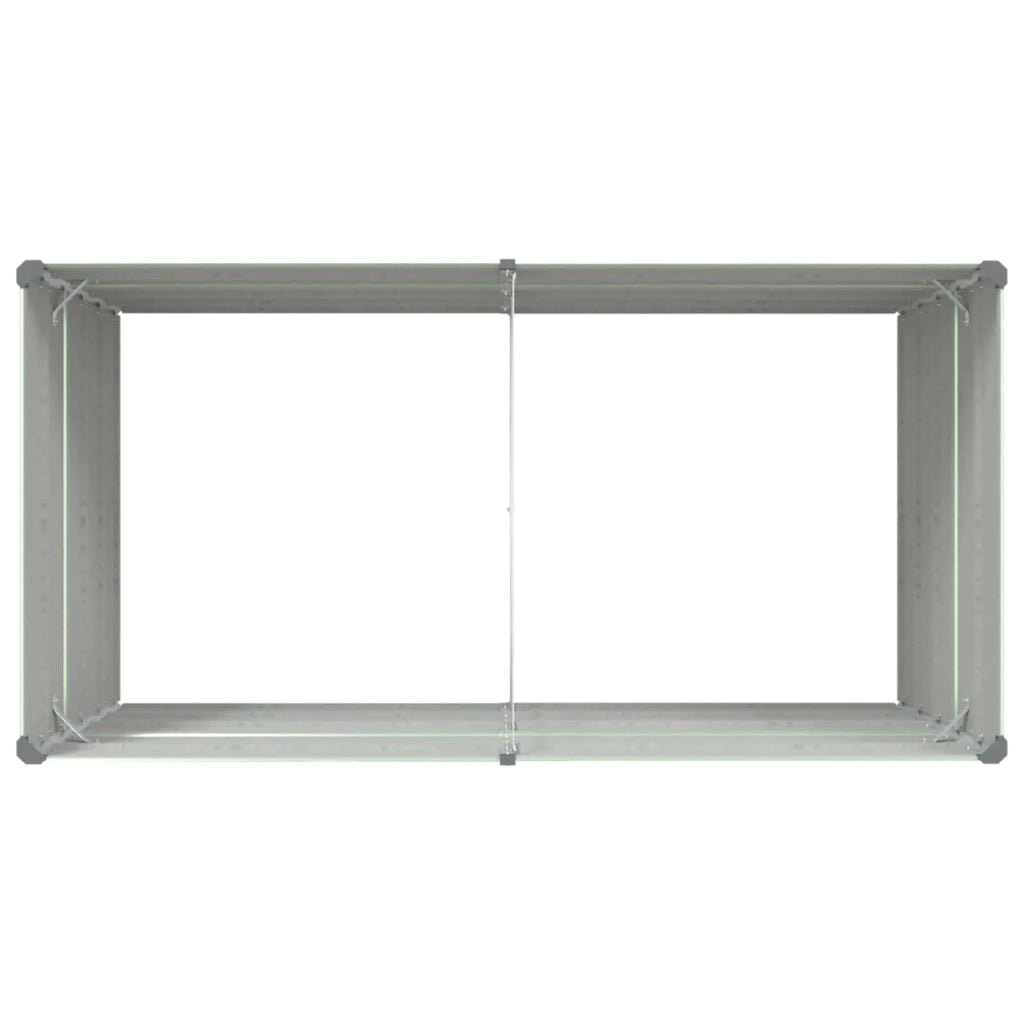 Fioriera Verde Pastello 195 x 100 x 75 cm Acciaio zincato 42018272