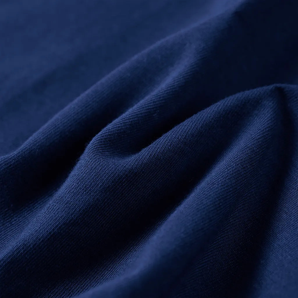 Maglietta da Bambina Maniche Lunghe Blu Marino 92 14179