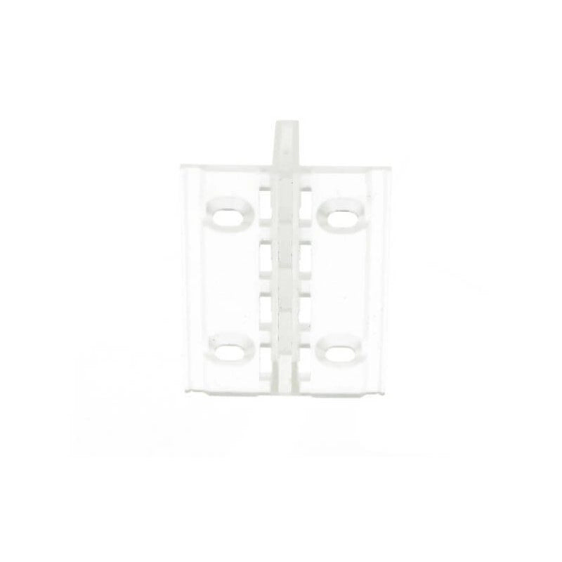 Clip Guida Gancio Lineare Plastica Per Fissaggio a Muro Parete Profilato Alluminio BA4420