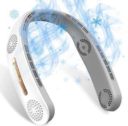 Ventilatore portatile per collo con turbo 4, batteria migliorata 6000 mAh - regolabile 360° - ventilatore USB utile come regalo per compleanni