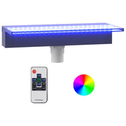 Sfioratore a Cascata con LED RGB Acrilico 45 cm CFW7319212
