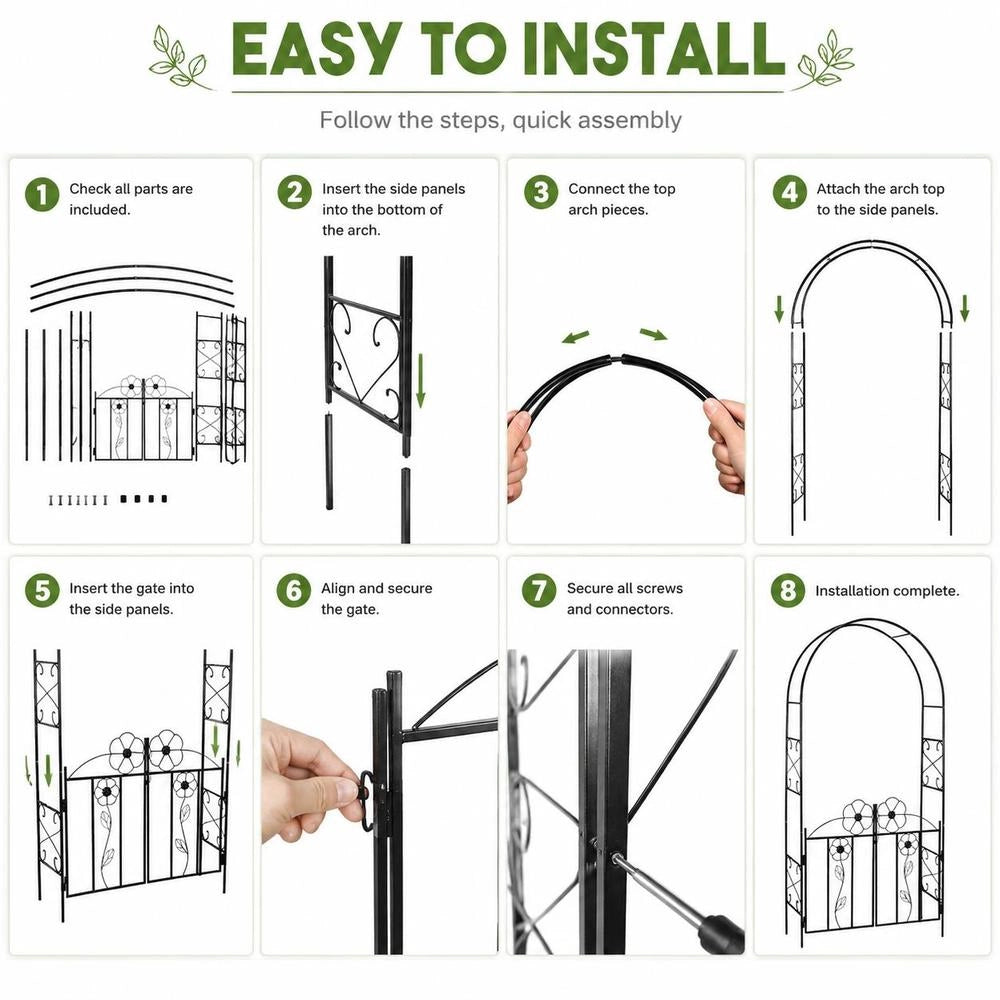 Garden Gate, Rose Arch, Trellis, Rose Column, Espalier, Pergola