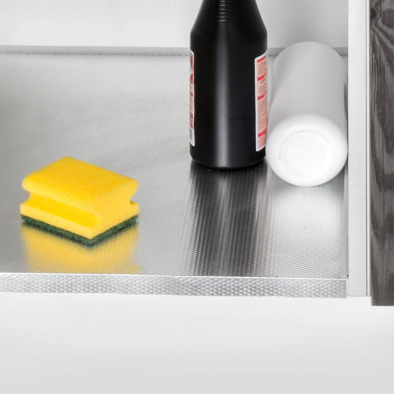 Contenitore per il riciclaggio da fissare all'anta del mobile, 1 contenitore estraibile, 13 lt, Tecnoplastica e Acciai..