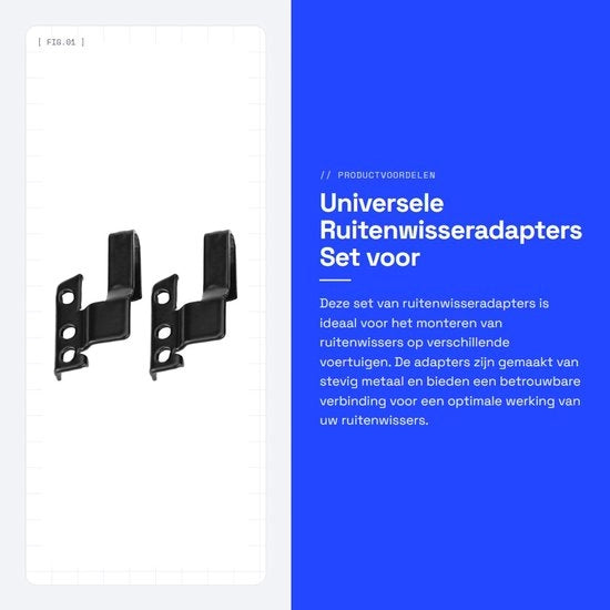 Adattatori di pulizia parabrezza universali per diversi veicoli