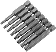 Set di chiavi a schizzo a magnete - 8 pezzi - lunghezza 50mm - acciaio S2 - adatto per T8 a T40