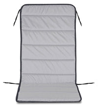 AIO FACTORY Cuscino per sedia da giardino trapuntato 50x50x80 cm impermeabile grigio scuro