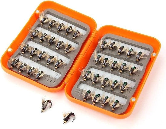 40 pezzi di luccio artefatto con movimento naturale per pesca con l'amo - kit di pesca con l'amo per acque salate.