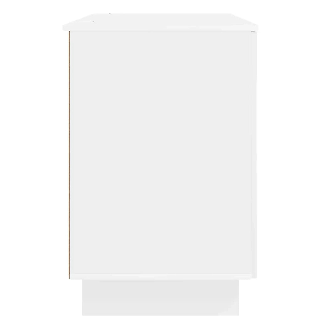 Scrivania Bianco Lucido Legno ingegnerizzato 142,5 x 50 x 75 cm