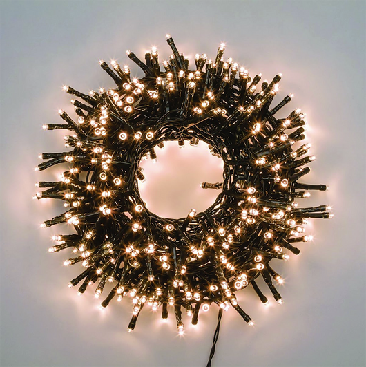 CATENA LUMINOSA 500 LED LED: BIANCO CALDO