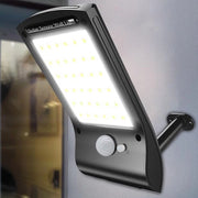 Trade Shop - Luce Solare Applique 36 Led Da Parete Sensore Di Movimento Giardino Linq L808b -