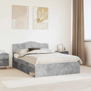 Struttura del letto Calcestruzzo 140 x 200 cm Pino massello 3412892