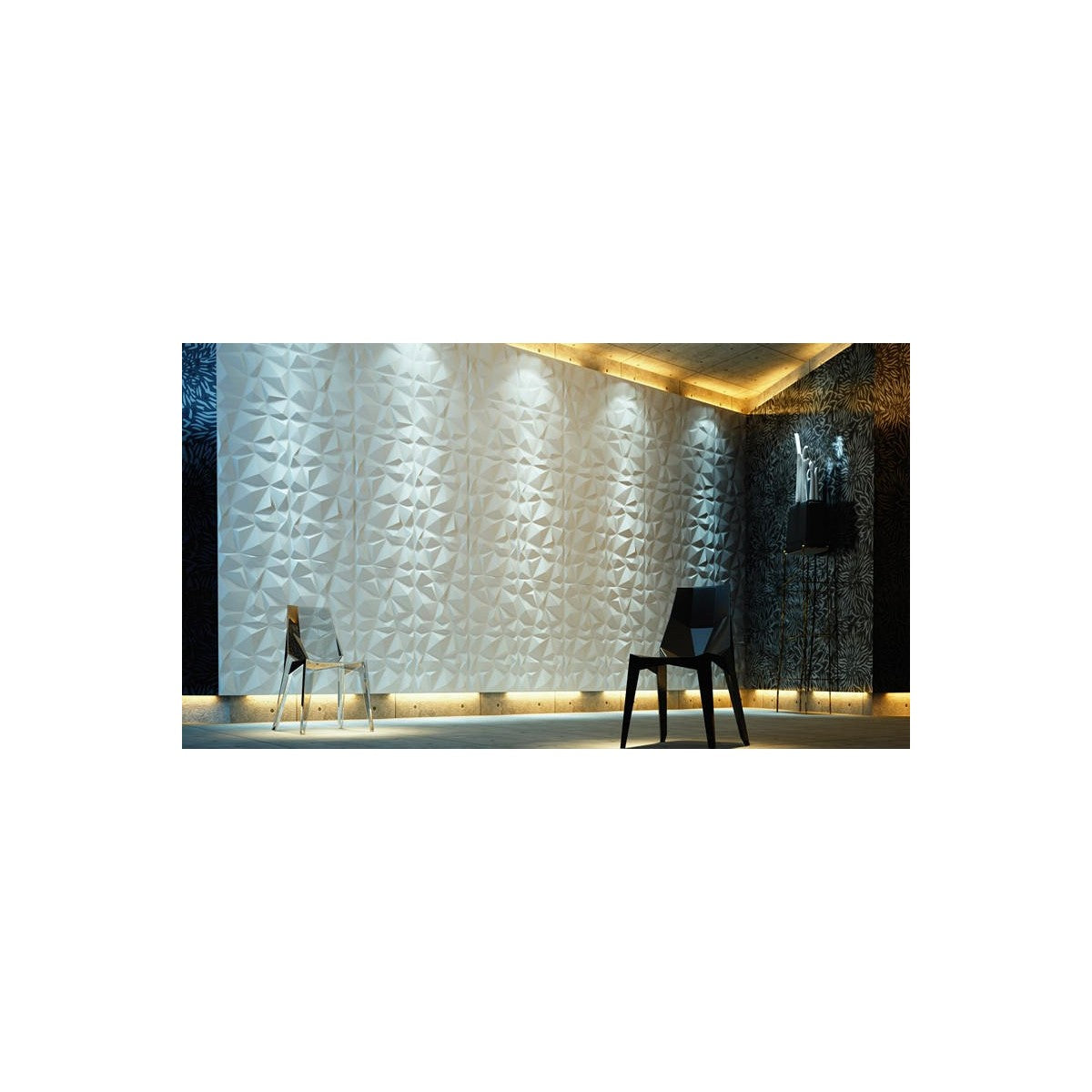 DIAMOND-BIT pannello In Fibra Di Bamboo 100% Naturale Pezzi 12 Totale 3 Metri Quadrati