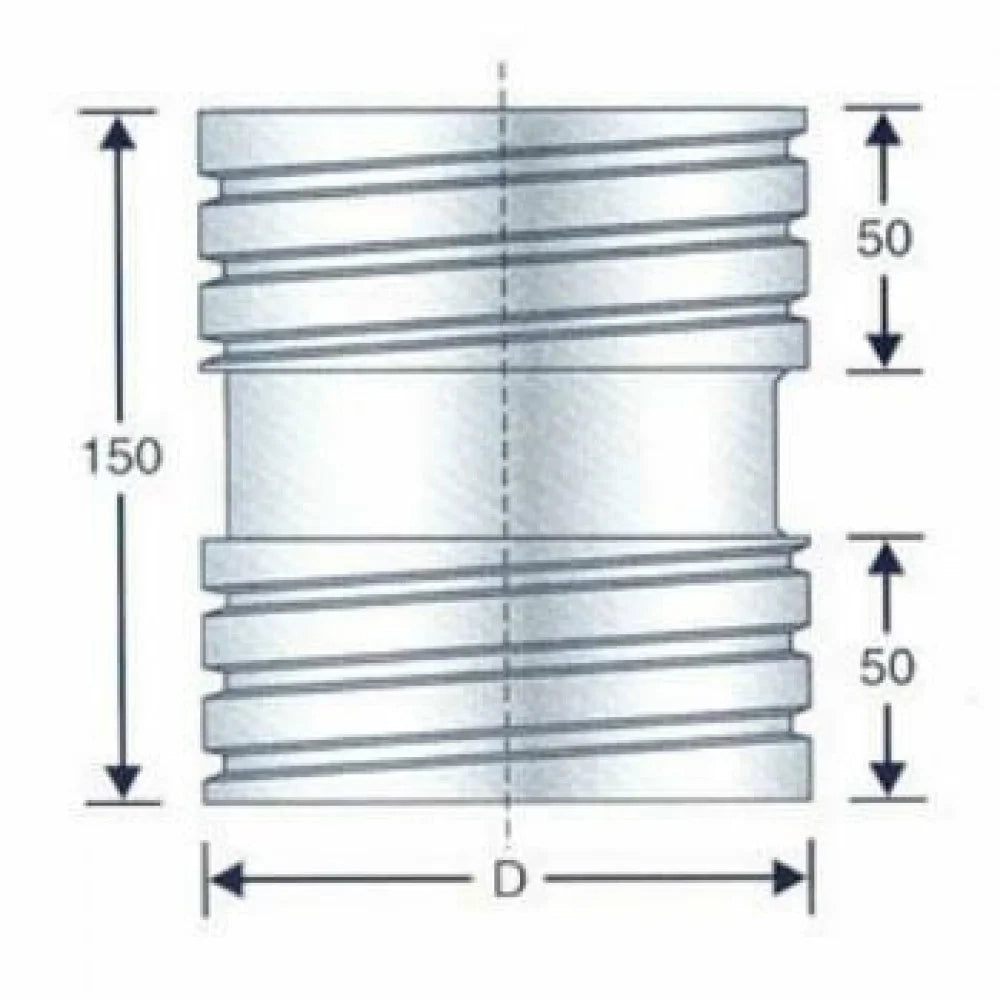 Raccordo tubi flessibili dp d.30