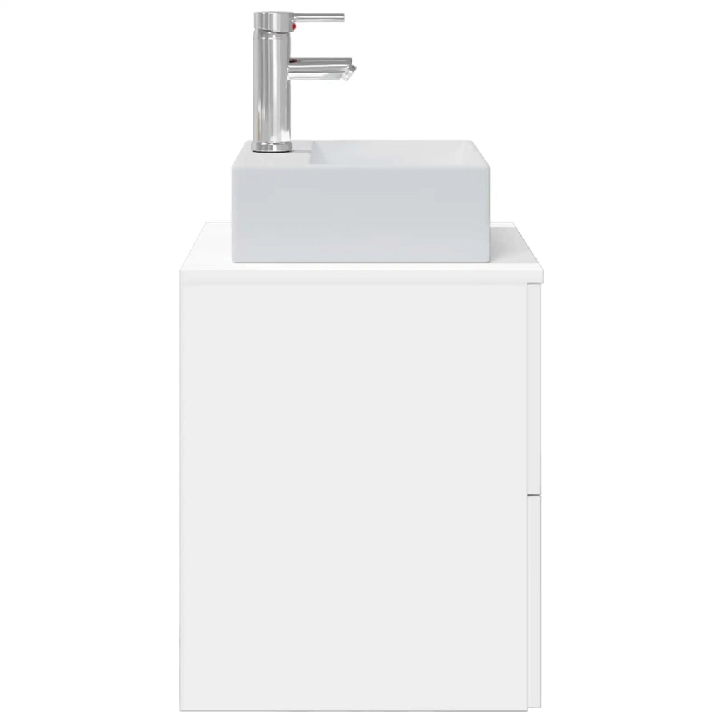 Mobile Lavabo da Parete Bianco 49,5 x 41 x 62,5 cm 890278