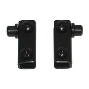 Cerniere per ante in vetro - nero - 2 pz.