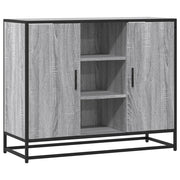 Credenza | Madia | Buffet da pranzo | Armadio da pranzo Grigio Sonoma 92x35x76 cm in Legno Multistrato