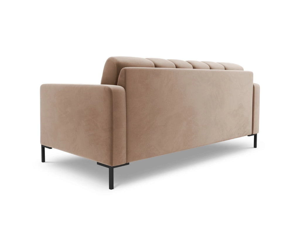 Cosmopolitan Design - Divano "Bali" 2 posti in velluto beige 