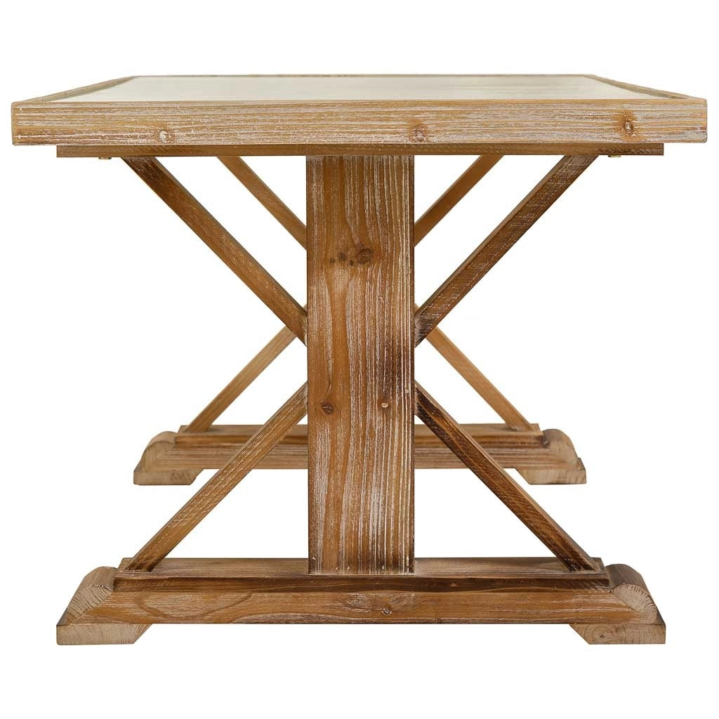 Tavolo in legno marrone 120,5x60,5x50,5h