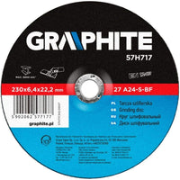 Topex 57h717 disco per rettifica care per metallo 230 x 6,4 22 ds