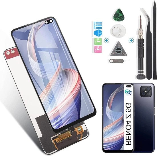 Compatibile con Oppo Reno 4Z 5G CPH2065 schermo LCD e touchscreen digitizzatore - nero - acquista.