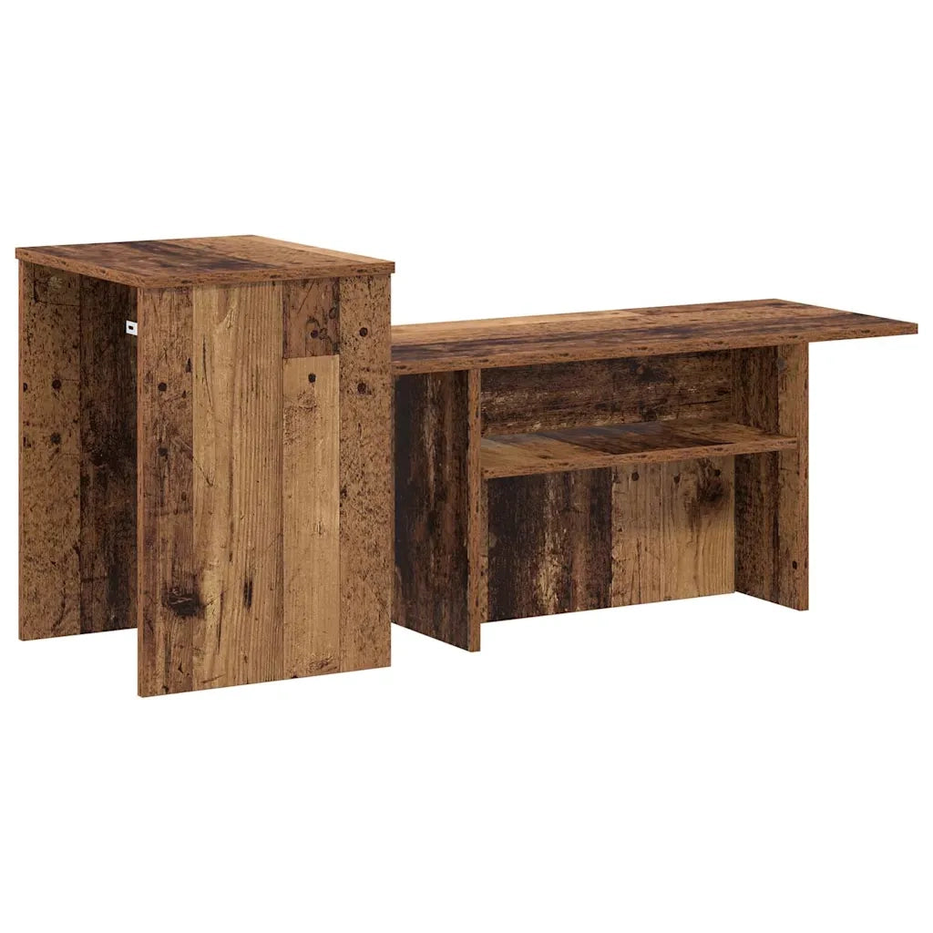 Tavolo consolle Legno vecchio 91,5 x 35 x 38,5 cm