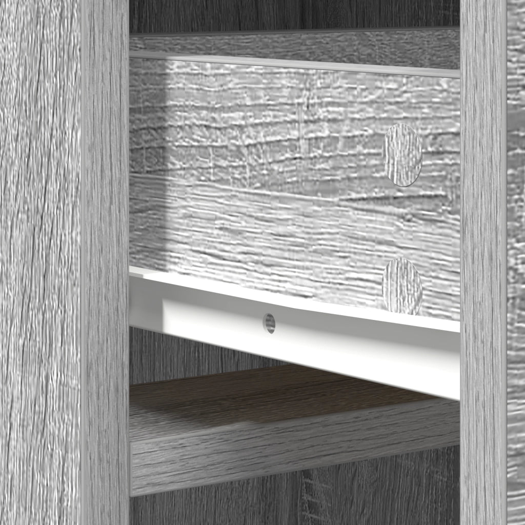 Highboard Grigio Sonoma 40x41x135 cm Legno Ingegnerizzato