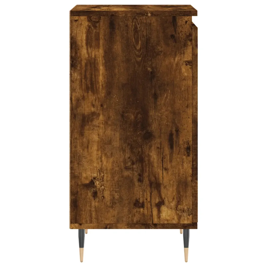 Credenza Rovere Fumo 40x35x70 cm in Legno Multistrato 831046