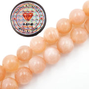 Kralen con corda per l'assemblaggio di accessori 10 mm = 76 pezzi e 1 rotolo di corda Pietre solari AAA 10 mm