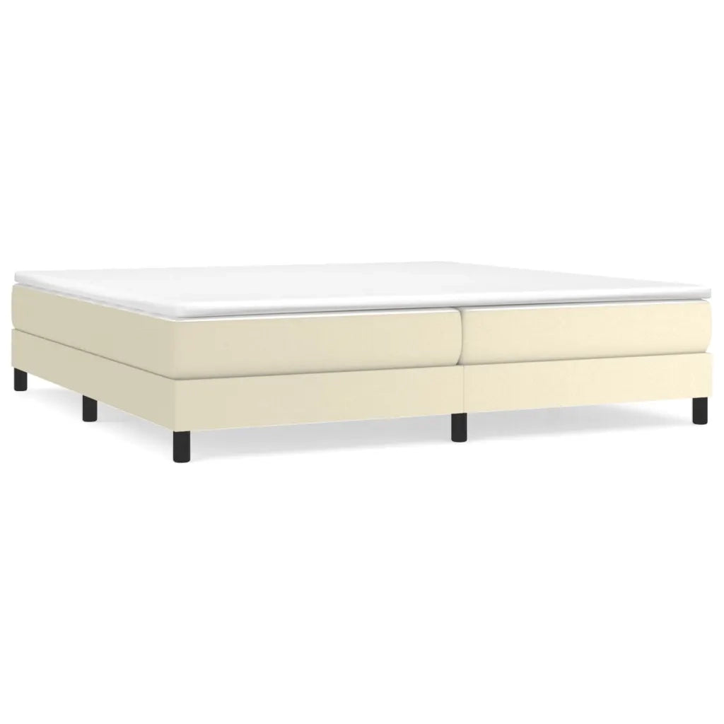 Giroletto a Molle con Materasso Crema 200x200 cm in Similpelle 3144281
