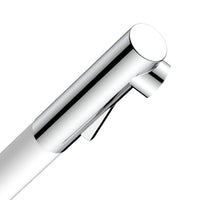 Miscelatore lavello alto con doccia estraibile e finitura bianca e cromata - Serie Phoenix