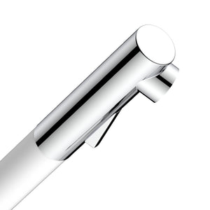 Miscelatore lavello alto con doccia estraibile e finitura bianca e cromata - Serie Phoenix