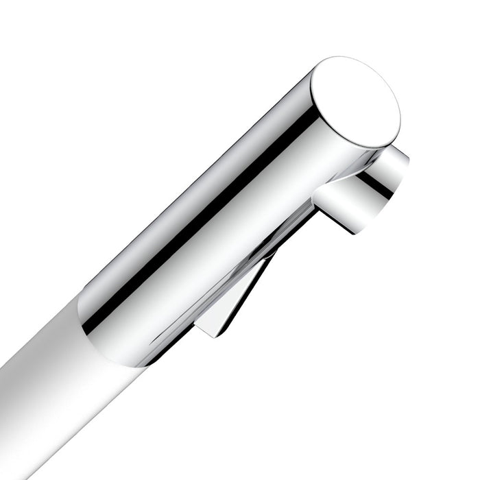 Miscelatore lavello alto con doccia estraibile e finitura bianca e cromata - Serie Phoenix