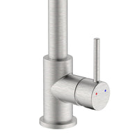 Miscelatore lavello alto con doccia estraibile e finitura acciaio spazzolato - Serie Phoenix