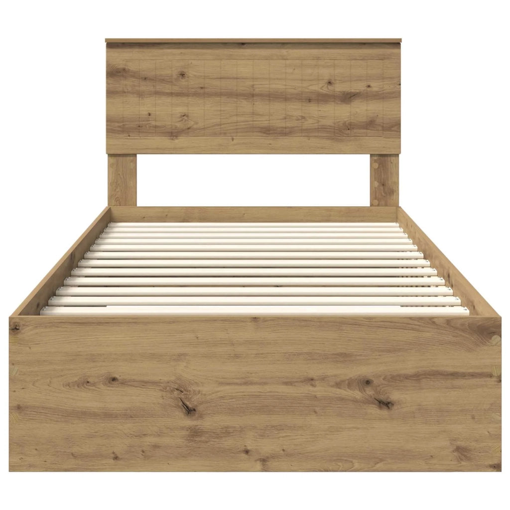 Struttura del letto Rovere artigianale 100 x 200 cm
