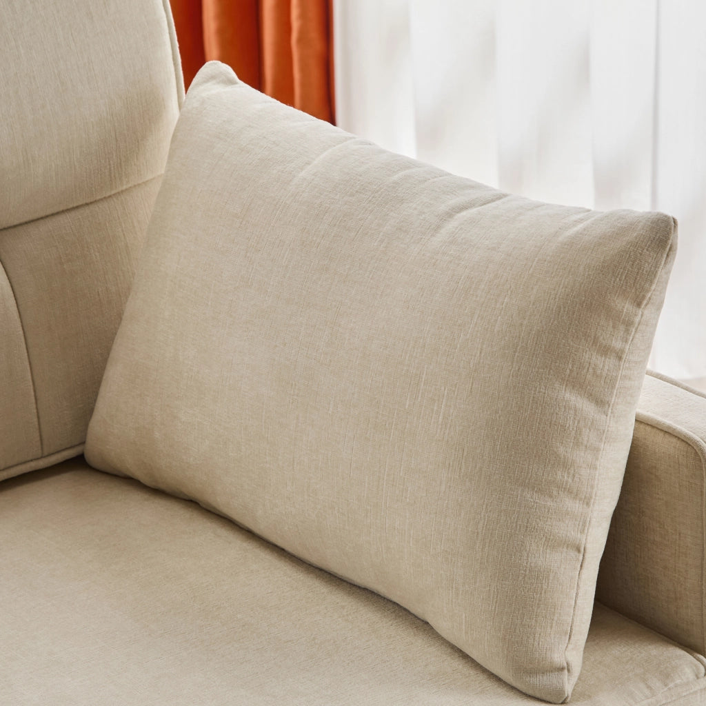 Divano Letto 2 Posti ¨C MINIMAL ¨C Tessuto Chenille, Schienale Regolabile