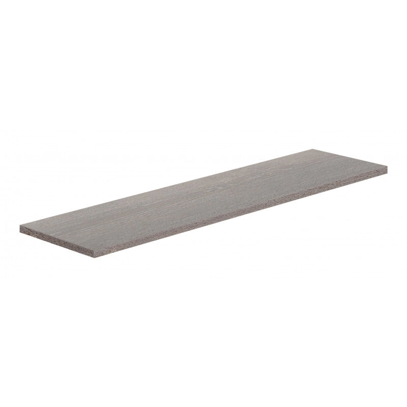 Mensola da Muro, Scaffale Legno, Mensola da Parete, Rovere Grigio Nuovo, 76x20x1,8 cm - Smart