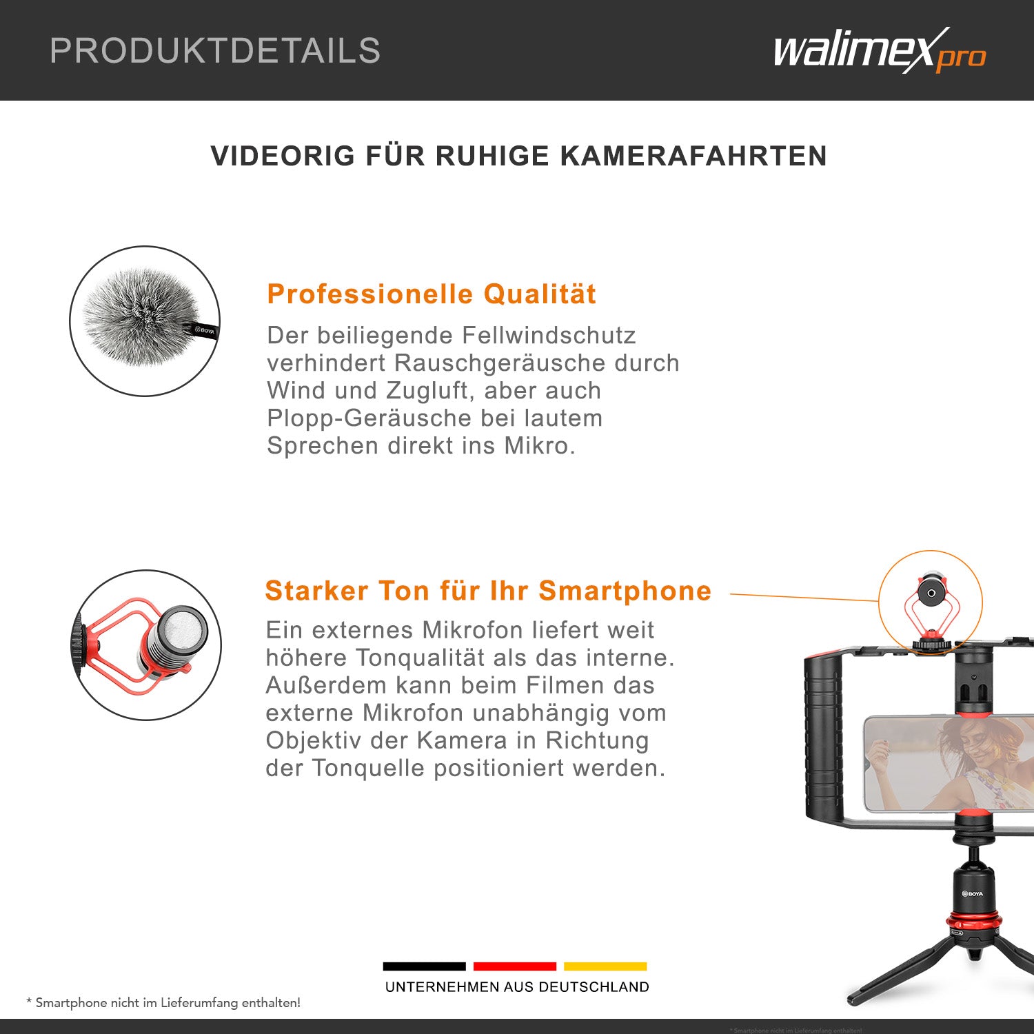 BOYA VG380 Kit video per smartphone