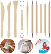 Kit di modellazione per ceramica e sculture, 10 pezzi, accessori in legno, strumenti per adulti e bambini, modello: - 

- 10 pezzi
- Materiale: legno
- Età consigliata: adulti e bambini
- Modello: - 
- Caratteristiche tecniche: -