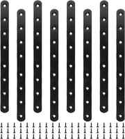 Connettore in acciaio inossidabile nero 293x19x3 mm per mobili di cucina tavolo di riparazione