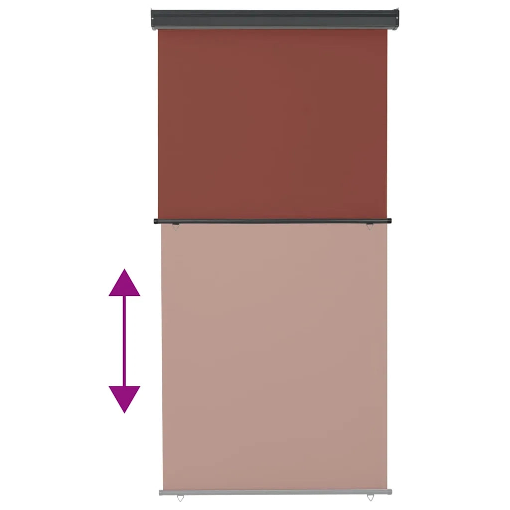 Tendalino Laterale per Balcone 125x250 cm Marrone