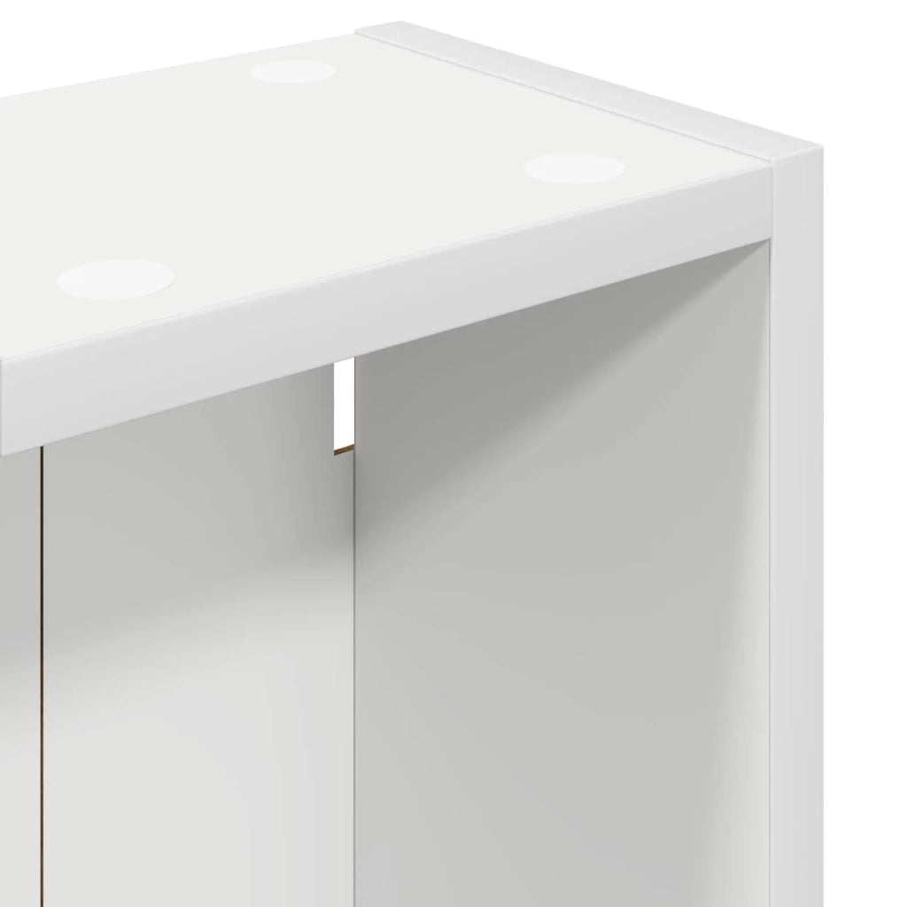 Armadio da bagno a muro con lo scaffale Bianco 20 x 14 x 70 cm 889295