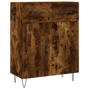 Credenza | Madia | Buffet da pranzo | Armadio da pranzo Rovere Fumo 69,5x34x90 cm in Legno Multistrato